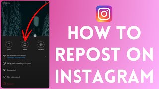 How To Repost On Instagram 2024  Repost Instagram Feed Posts Stories Or Reels Full Tutorial [upl. by Asyal]