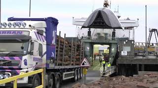 MV Hebridean Isles relieving MV Caledonian Isles Ardrossan to Brodick 2019 [upl. by Zebulen30]