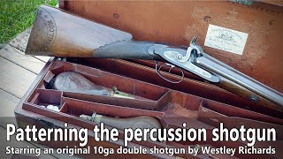 Patterning a Westley Richards percussion shotgun [upl. by Nic]