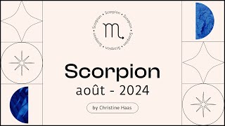 Horoscope Scorpion ♏️ Août 2024🪁 par Christine Haas [upl. by Nicole780]