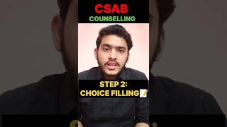 🚨CSAB Counselling COMPLETE PROCEDURE 2024✅ RegistrationChoice FillingFees  CSAB Counselling 2024 [upl. by Judye]