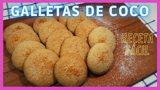 GALLETAS DE COCO 🥥 DELICIOSAS 😁  RECETAS VENEZOLANAS [upl. by Matilde88]