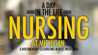 A Day in the Life Nursing at Michigan NATIONAL NURSES WEEK [upl. by Avad]