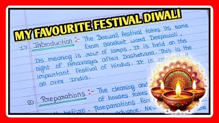 How to write essay On DiwaliAn Indian festival Deewali 2024Essay on DiwaliData Education [upl. by Merideth861]