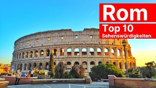 Rom Reiseführer 🌏  Top 10 Sehenswürdigkeiten  Rome City Tour [upl. by Amre]