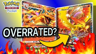 Is the Charizard Moltres Combo Overrated  Pokémon Pocket [upl. by Ecart]