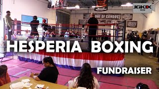 Hesperia Boxing Fundraiser [upl. by Avon]