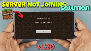 Minecraft PE Server Not Joining quotProblem Fixquot 😳  Disconnect From Server  Minecraft 120 [upl. by Pacian]