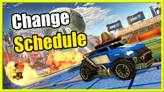 How to Change Tournament Schedule Region in Rocket League Best Tutorial [upl. by Adnerad272]