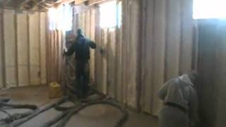 spray foam insulation envirofoam bloomington litchfield staunton illinois [upl. by Levona]