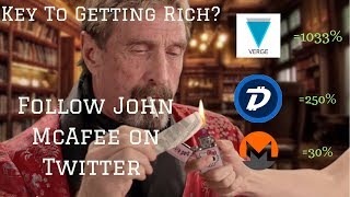 John McAfee Is About to Make Us Crypto Millionaires SERIOUSLY [upl. by Nosneb]