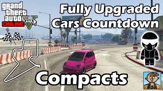 Fastest Compacts 2015  Best Fully Upgraded Cars In GTA Online [upl. by Kostman]