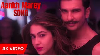 Aankh Marey Lyrical Video  SIMMBA  Ranveer Singh  Sara Ali Khan [upl. by Kare46]