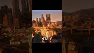 gta v vs gta vi viralvideo trending subscribe videoshorts [upl. by Erimahs]