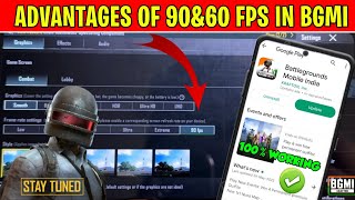 ADVANTAGES OF 90 FPS IN BGMI  BATTLEGROUNDS MOBILE INDIA [upl. by Viveca]