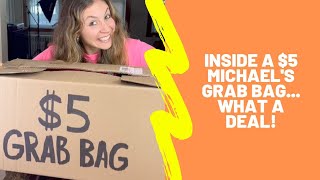 Inside a 5 Michaels grab bag What a deal [upl. by Gayle]