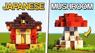 Minecraft 3 Starter Houses For Your New World [upl. by Ahsennod]