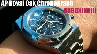 Unboxed Watches Audemars Piguet Royal Oak Chronograph 25860st Unboxing [upl. by Barnie]