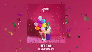 Deraj  I Need You ft Quinten Coblentz  Official Audio [upl. by Colin]