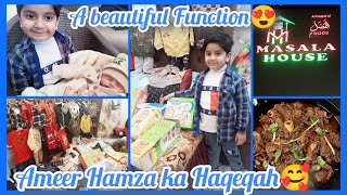 Ameer Hamza Haqiqah function Masala House Dera  2024 first function🥰 short and beautiful [upl. by Ragas]