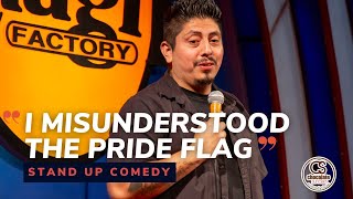 I Misunderstood the Pride Flag  Comedian Jose Raymond  Chocolate Sundaes Standup Comedy [upl. by Peskoff]