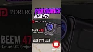 PORTRONICS BEEM 470 SMART LED PROJECTOR audiotrending projector portronics music bluetooth [upl. by Ahsienahs301]