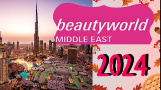 Beauty World 2024 uae beautyworld fragrance skincare salon makeup dubai 2024 [upl. by Eicnahc]