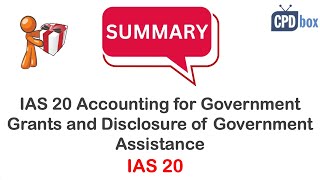 How to Account for Government Grants IAS 20  applies in 2024 [upl. by Nadean]