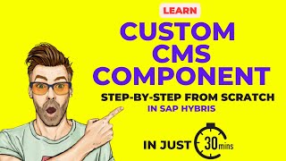 Creating Custom Component in Hybris from scratch  Tutorial  hybris tutorial for beginners [upl. by Montford]