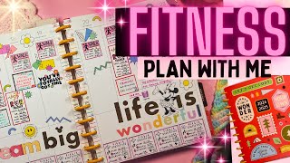 ✨IM FINALLY LOSING WEIGHT ✨ FITNESS PLANNER  FITNESS PLAN WITH ME  HAPPY PLANNER BIG VERTICAL [upl. by Ades]