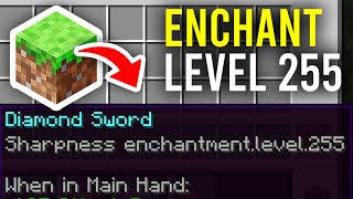 How To Get Sharpness Sword Level 255 In Minecraft  Full Guide [upl. by Adlei]