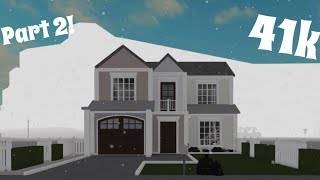 Bloxburg 2 story family house Part 2ADVANCED PLACEMENT41kROBLOXItzDiamond [upl. by Sewellyn228]