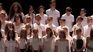 Je viens du sud de Chimène Badi  Chorale du collège Mont Roland  Concert 2018 [upl. by Delia677]