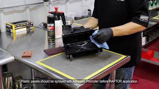 RAPTOR 2K Bedliner Aerosols  Surface Preparation [upl. by Barb]