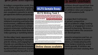 Important IELTS Writing Task 2 Sample Essay  Online classes available ielts ieltswriting [upl. by Ynotna]