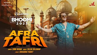 Afra Tafri  GoDaddy IN Bhoomi 2023  Salim Sulaiman  Sonu Nigam  Shraddha Pandit  Kisnaa [upl. by Nehgem647]