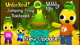 New Wobbly Life Sewers Update Unlocked Jumping Frog Top [upl. by Aiset396]