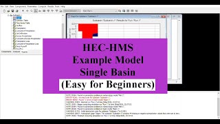 HECHMS Example Practice Model for Beginners [upl. by Akirre517]