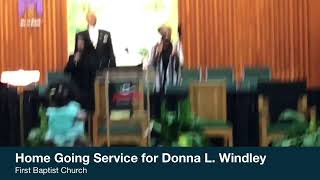 Home Going Service for Donna Lillie Windley [upl. by Acemaj]