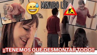 PROBLEMÓN😭TENEMOS QUE DESMONTARLO TODO  Familia Tutti Vlog [upl. by Neva]