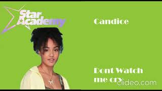 Candice Star Academy 23  Dont watch me cry Jorja Smith [upl. by Sublett]