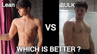 Lean Body 🏋️ Vs Bulky Body 💪 Which Is Better ⁉️ [upl. by Harad592]