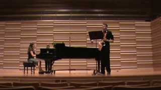 Sonata for Bb Tenor Saxophone and Piano  Ronald Caravan  Kevin Hammill Graduation Recital [upl. by Adolph149]