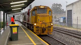 Trains in Christchurch  Coal amp TranzAlpine November amp December 2023 [upl. by Reinaldos]