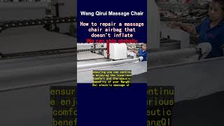 How to repair a massage chair airbag that doesnt inflate [upl. by Ainwat]