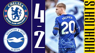 Chelsea vs Brighton 42  Highlights  Premier League 2425 [upl. by Bigner]