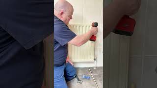 How To Repair a radiator central heating not getting warm how to bleed a radiator when snapped [upl. by Lonnie]