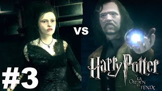 LA PROFECÍA Y SIRIUS VS BELLATRIX HARRY POTTER Y LA ORDEN DEL FÉNIX VIDEOJUEGO PS3 3 [upl. by Okika]