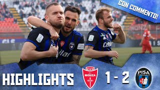 PUSCAS E CARACCIOLO SBANCANO MONZA  MONZA 12 PISA  HIGHLIGHTS CON COMMENTO [upl. by Koy]