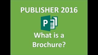 Publisher 2016  Brochures  How To Make Brochure from a Template in Microsoft Office 365 Tutorial [upl. by Bannister]